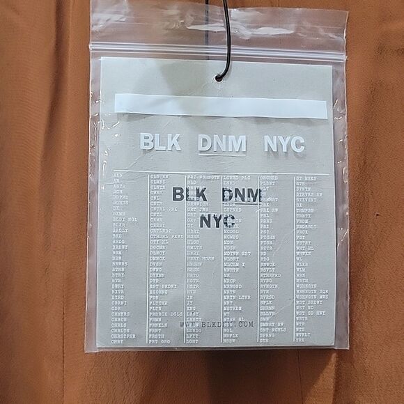 BLK DNM Long Skirt in Cognac - Picture 7 of 12